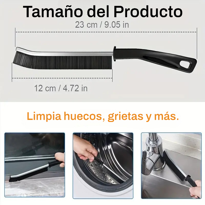 Cepillo Limpiador de Grietas, Bordes y Rincones - Imagen 5