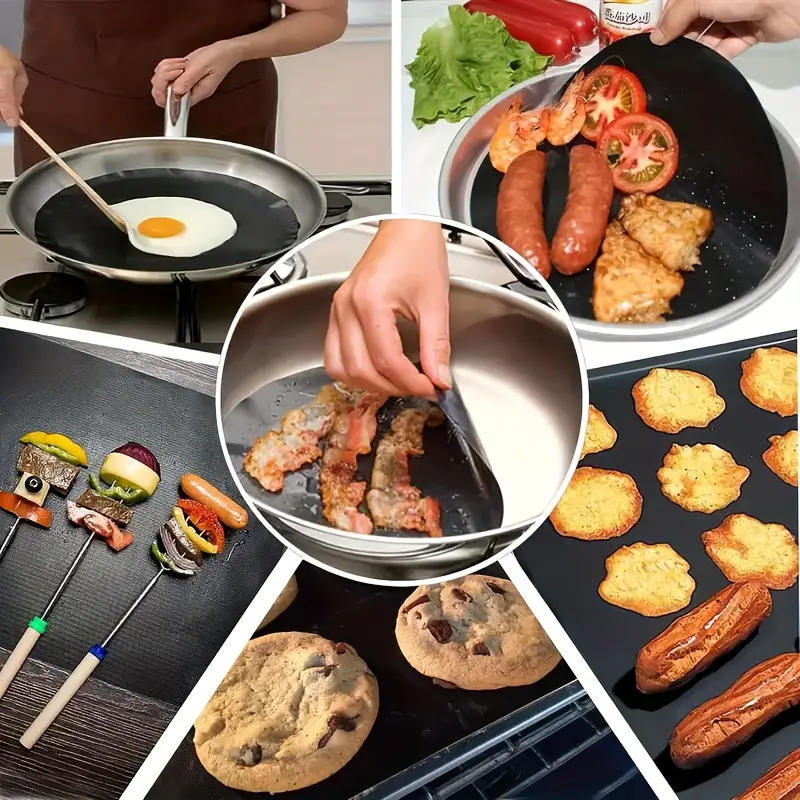 Lamina Tapete Alfombrilla para Parrilla u Horno Antiadherente - Imagen 4