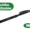 Cuchillo Desechable Plástico Pack 100 unidades