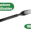Tenedor Desechable Plástico Pack 100 unidades
